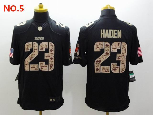 Men's Cleveland Browns #23 Joe Haden Jesey NO.5;